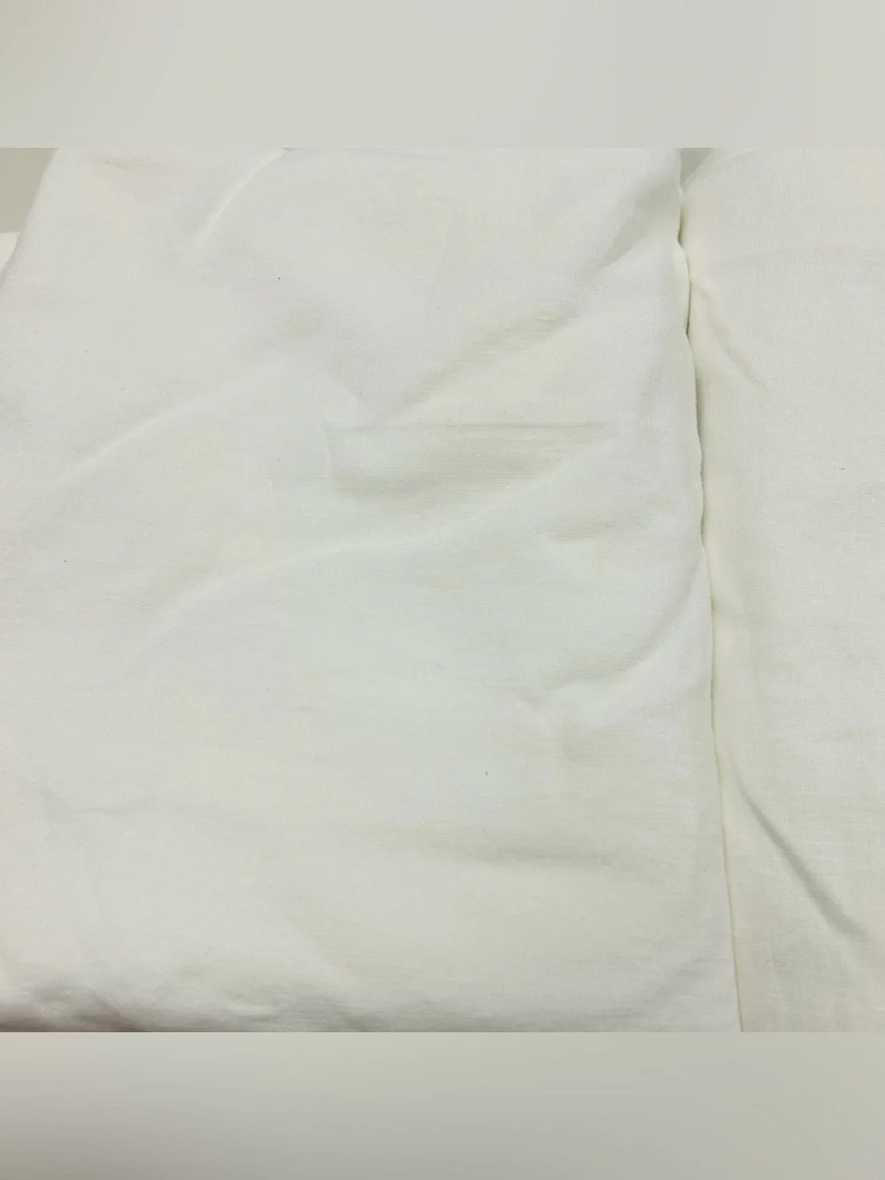 QUINCE Set Of 2 48x84 European Linen Curtains White 8733
